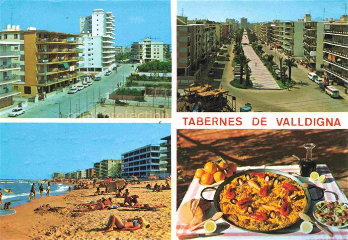 Tabernes de Valldigna Valenciana ES Motive Stadtzentrum Strand Paella