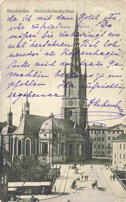 STOCKHOLM  Sweden Riddarholmskyrkan Kirche