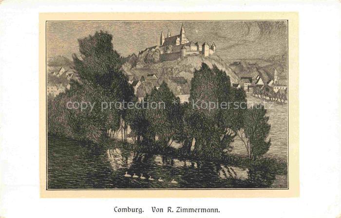 Comburg Schwaebisch Hall BW Serie Aus Schwaben Original Lithos wuerttembergische