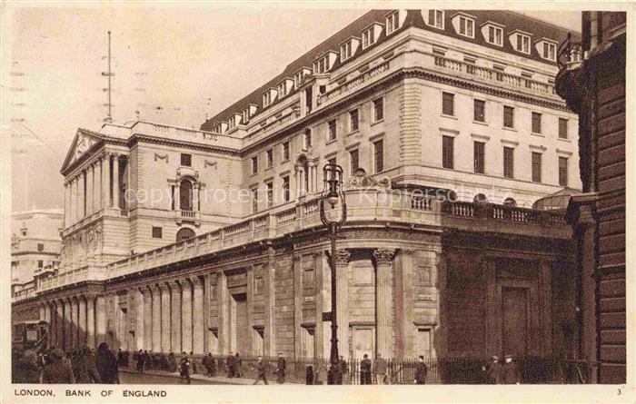 LONDON  UK Bank of England