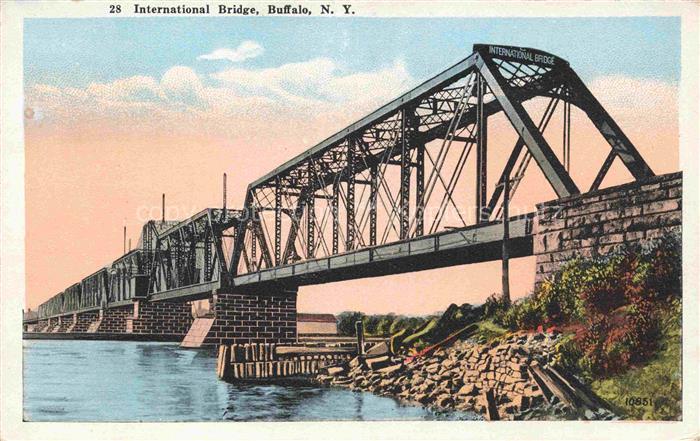 Buffalo New York USA International Bridge