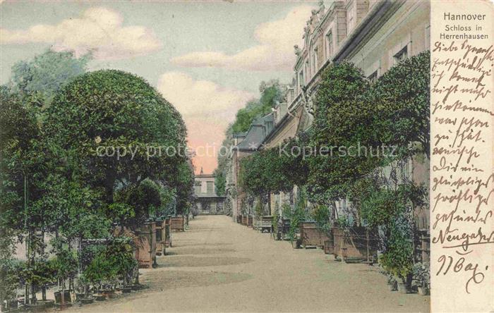 HANNOVER CITY Schloss in Herrenhausen
