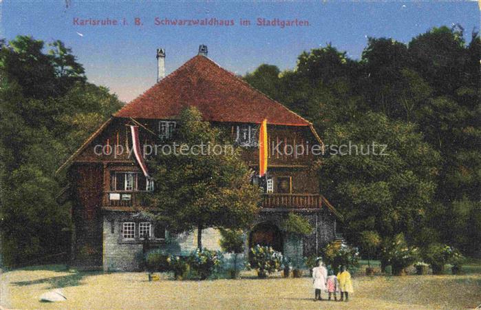KARLSRUHE Baden Schwarzwaldhaus im Stadtgarten