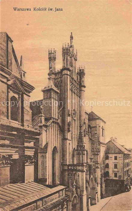 WARSZAWA Warschau PL Kosciol sw. Jana