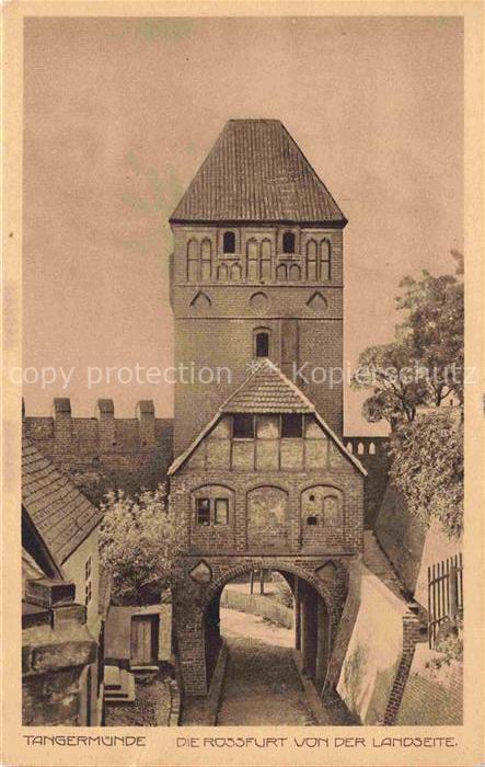 Tangermuende Stendal Sachsen-Anhalt Die Rossfurt