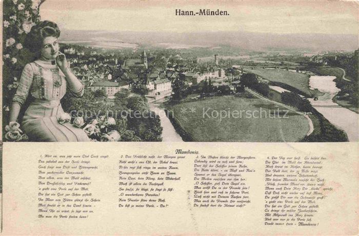 Hann. Muenden Panorama Mundenia Lied