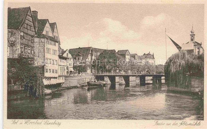 LueNEBURG  CITY Partie an der Abtsmuehle