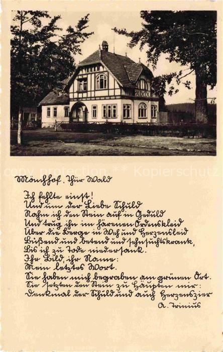 Moenchhof Elgersburg Thueringen Waldgasthof Thueringer Wald Gedicht Poesie