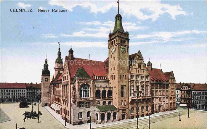 CHEMNITZ Sachsen Neues Rathaus