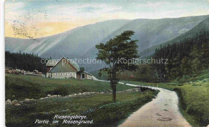 Pec pod Snezkou CZ Partie im Riesengrund Riesengebirge