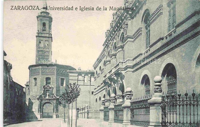 ZARAGOZA Saragossa ES Universidad e Iglesia de la Magdalena