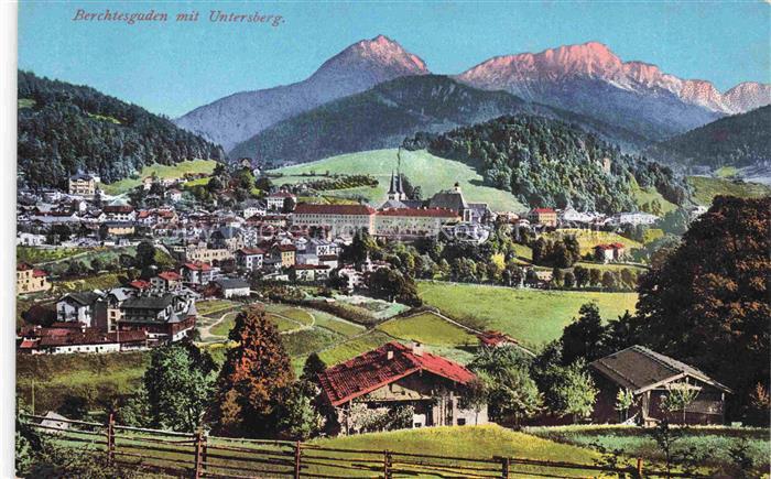 BERCHTESGADEN Bayern Panorama mit Blick zum Untersberg