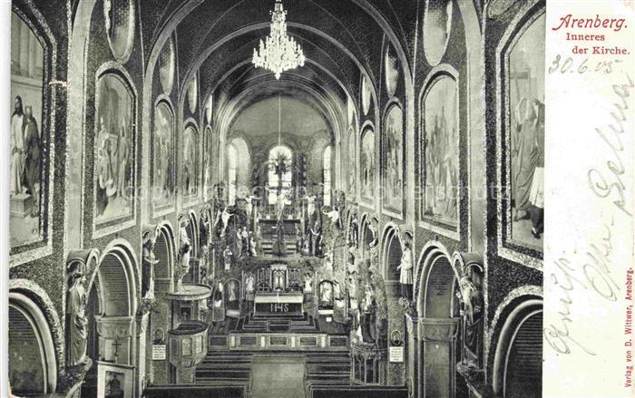 Arenberg Koblenz Inneres der Kirche