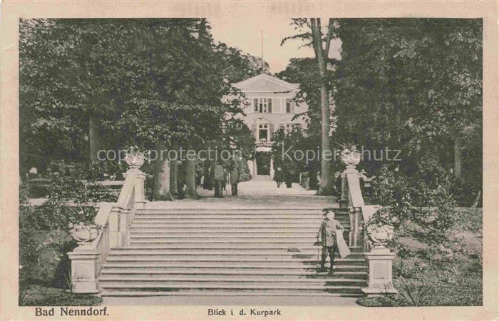 Bad Nenndorf Blick in den Kurpark