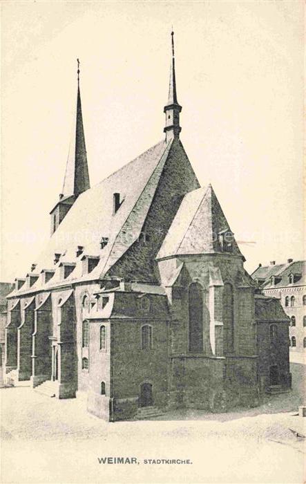 WEIMAR Thueringen Stadtkirche