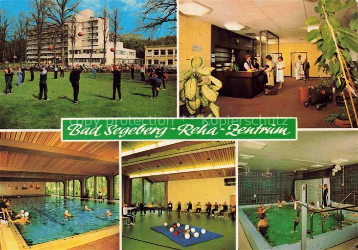 Bad Segeberg Reha-Zentrum Rezeption Hallenbad Gymnastikhalle Wassergymnastik