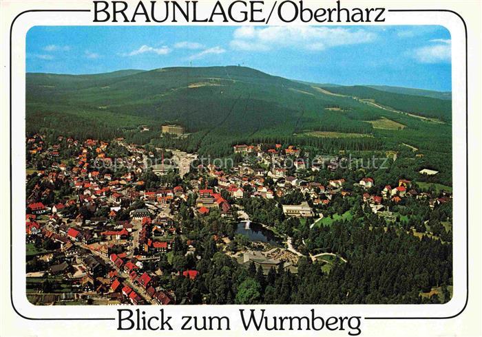 Braunlage Harz Panorama Blick zum Wurmberg