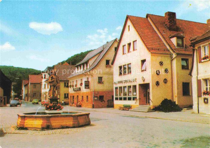 Kasendorf Oberfranken Ortszentrum Brunnen Gasthof