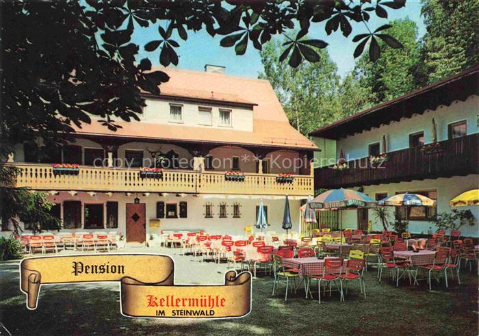 Pullenreuth Ausflugsgaststaette Pension Kellermuehle Terrasse