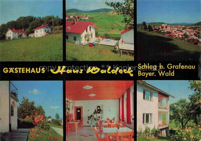 Schlag Grafenau Gaestehaus Haus Waldeck Panorama
