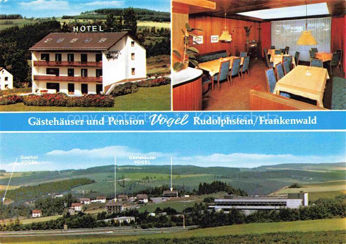 Rudolphstein Gaestehaeuser und Pension Vogel Panorama Frankenwald