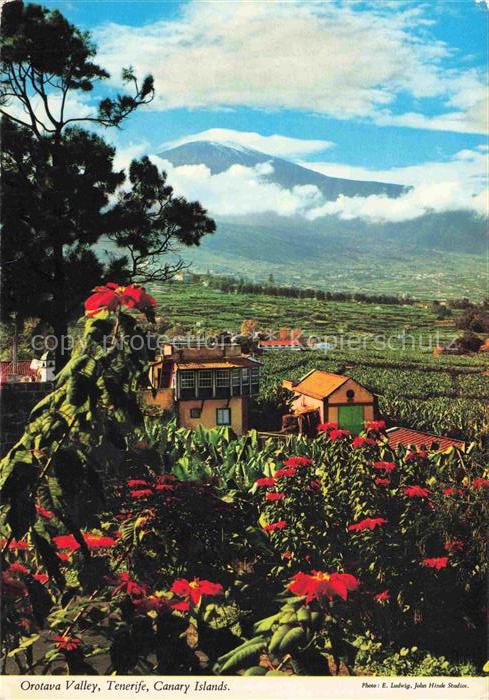 Tenerife Islas Canarias Spanien ES Panorama Orotava-Tal