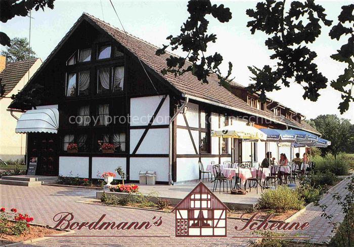 Burg Spreewald Brandenburg Bordmann's Scheune Restaurant Terrasse