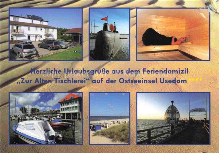 Usedom Mecklenburg-Vorpommern Feriendomizil Zur alten Tischlerei Sauna Hafen Str