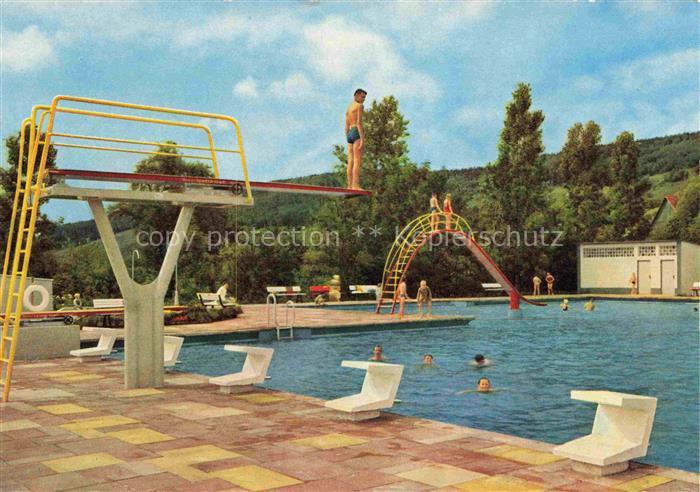 Untersteinbach Pfedelbach Hohenlohekreis BW Freibad Erholungsort im Schwaebische