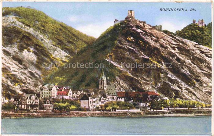 Bornhofen Kamp Rhein Panorama