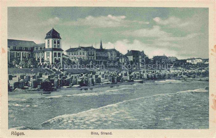 Binz Ruegen Strandpartie