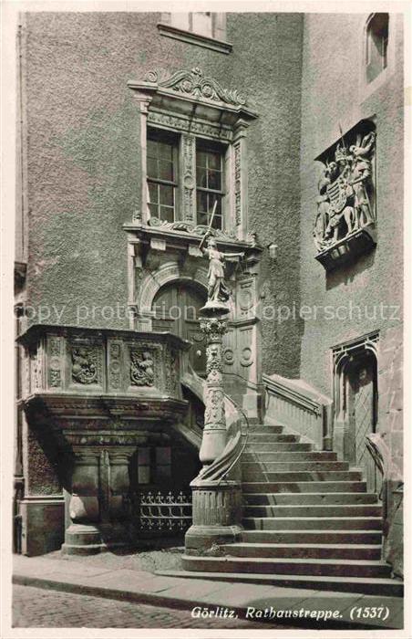 GoeRLITZ  Sachsen Rathaustreppe