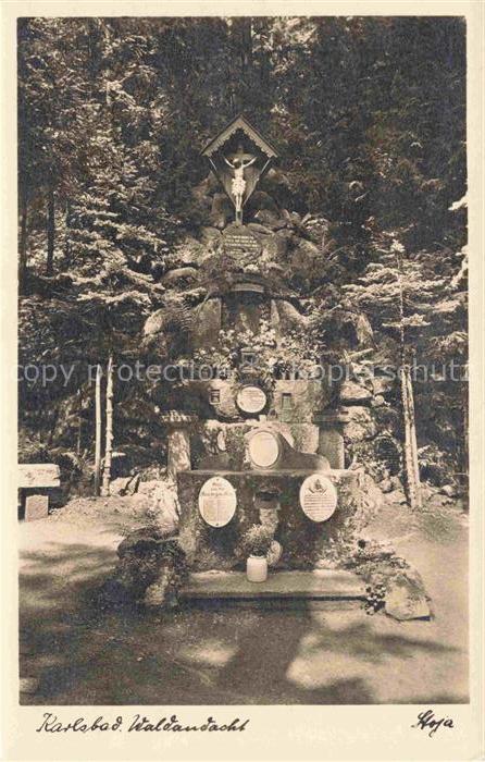 Karlsbad Eger KARLOVY VARY CZ Marien Gedenkstaette