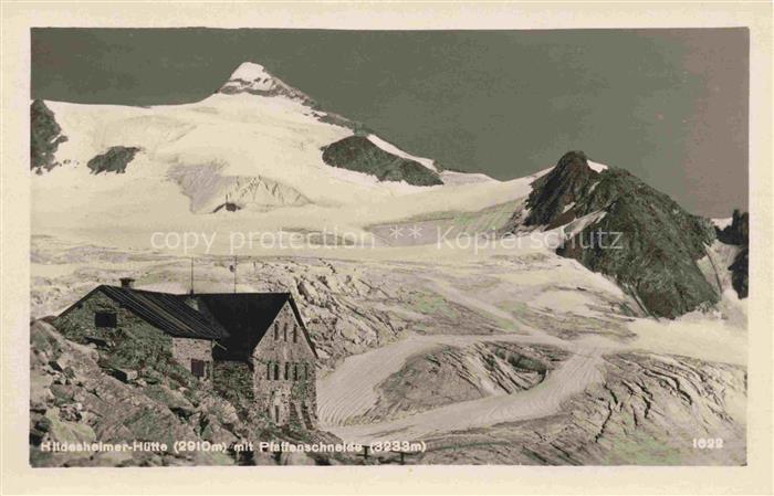 Hildesheimerhuette 2899m Soelden oetztal AT mit Pfaffenschneise