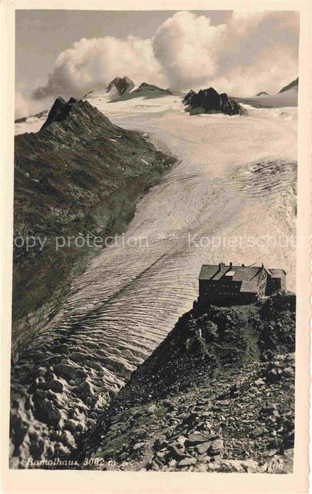 Ramolhaus 3802m Obergurgl Tirol AT mit Gletscher