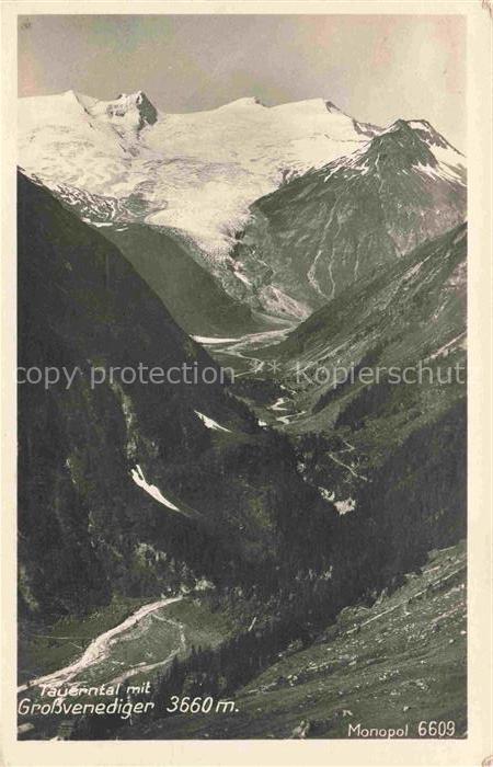 Grossvenediger 3660m Hohe Tauern AT mit Tauerntal