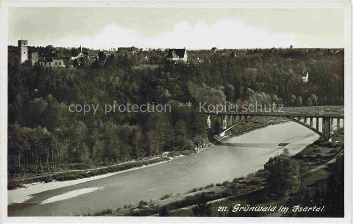 Gruenwald Muenchen Isartal Panorama