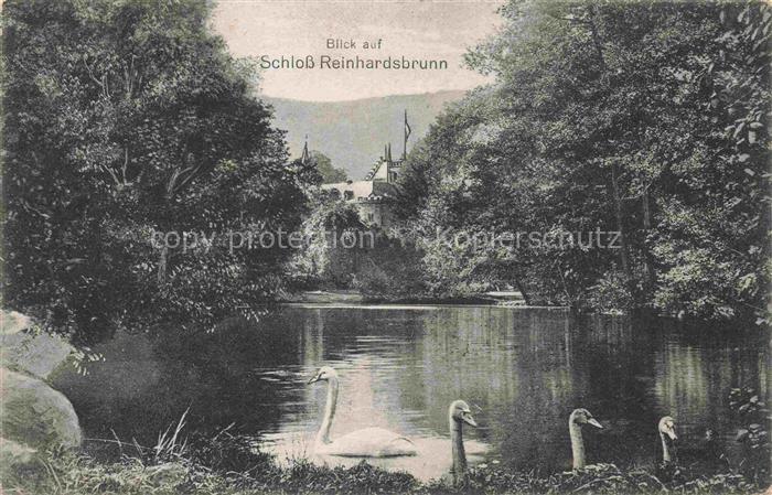 Reinhardsbrunn Friedrichroda Thueringen Schloss Reinhardsbrunn