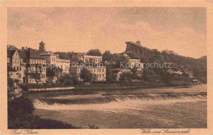 Bad Koesen Wehr und Gradierwerk