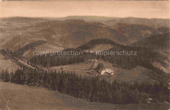 Triberg Schwarzwald BW Blick von der Geutsche