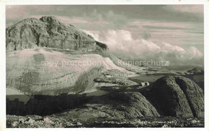Cima Boe 3152m Dolomiti Dolomiten IT Rifugio Panorama