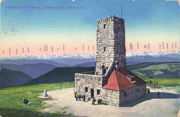 Feldberg 1450m Schwarzwald Feldbergturm