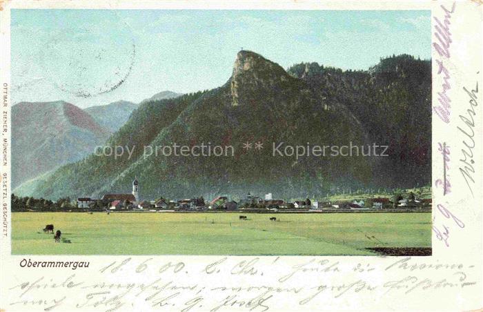 OBERAMMERGAU Bayern Panorama