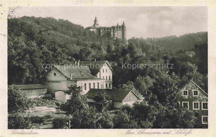 Fuerstenstein Schlesien Waldenburg Walbrzych PL Neue Schweizerei mit Schloss