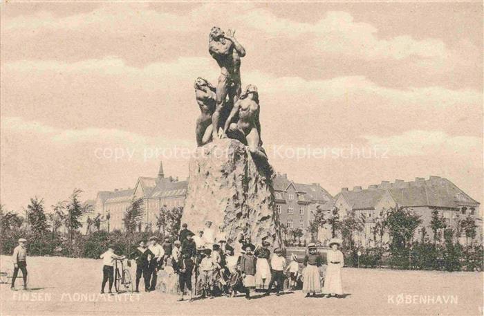 Kobenhavn COPENHAGEN Kjoebenhavn Kopenhagen DK Finsen Monumentet