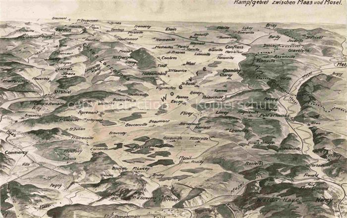 Mosel Region WK1 Kampfgebiet zwischen Maas und Mosel