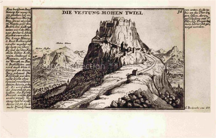 Hohentwiel Singen BW Vestung Hohentwiel