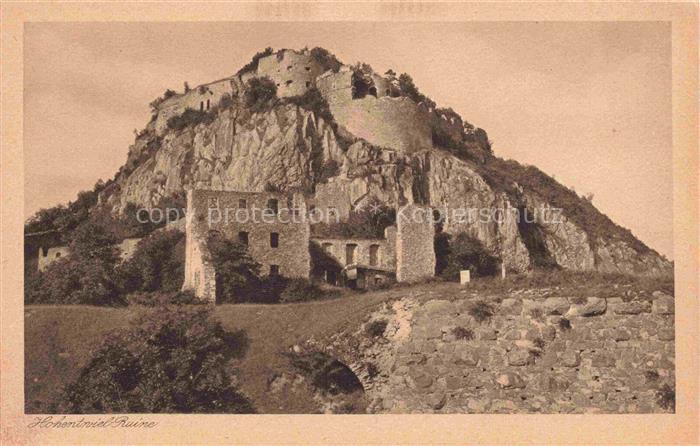 Hohentwiel Singen BW Festungsruine