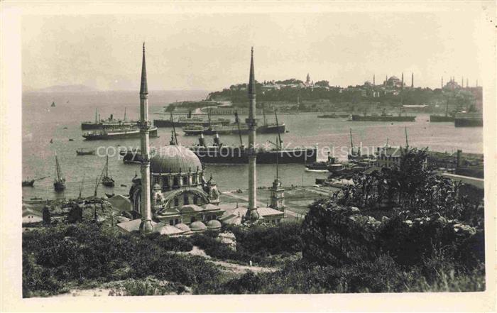 Constantinople Constantinopel ISTANBUL TK Panorama Moschee