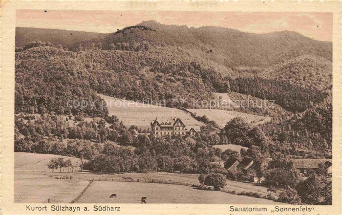 Suelzhayn Ellrich Suedharz Thueringen Sanatorium Sonnenfels